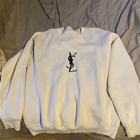 ysl jumper depop|Reworked YSL jumper never worn, fits both medium and .